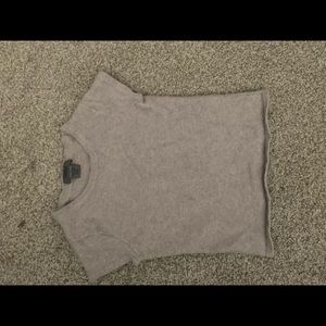 Cashmere Sweater Crop Top